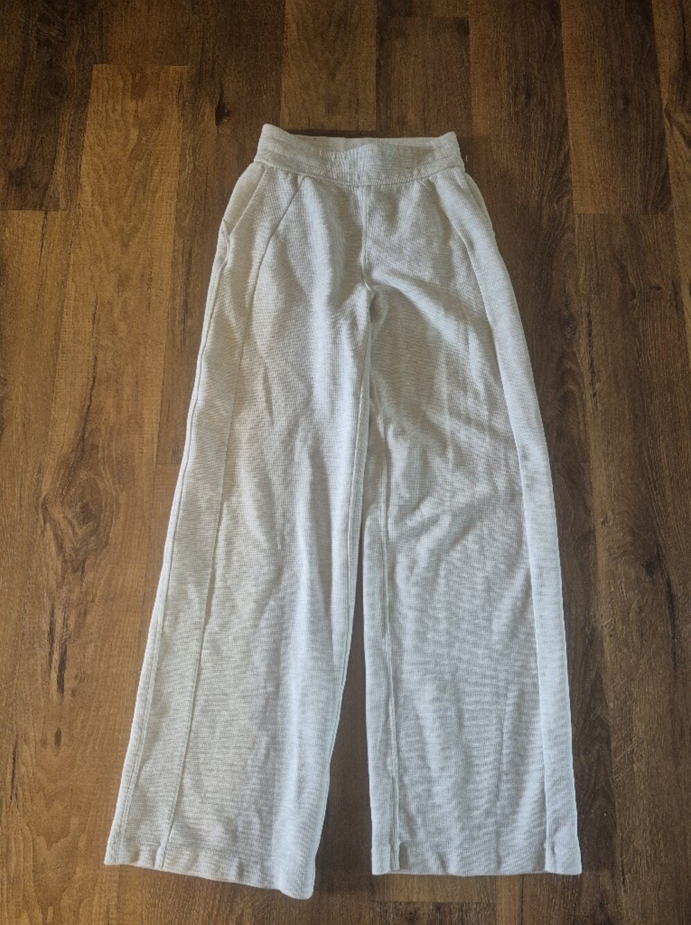 Lululemon Light Gray Wide Leg Pants